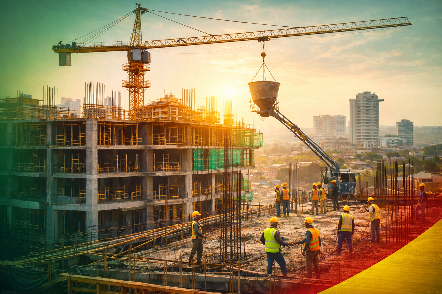 Chantier de construction